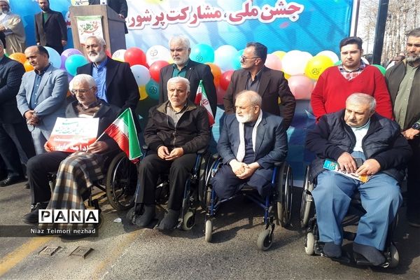 راهپیمایی ۲۲ بهمن در  قائمشهر