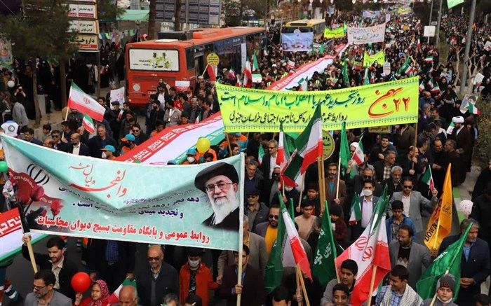 شکوه حماسه‌ای دیگر از مردم خراسان جنوبی در جشن 45 سالگی انقلاب اسلامی