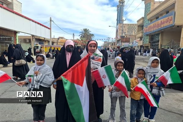 راهپیمایی ۲۲ بهمن در ایرانشهر