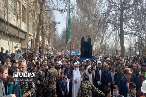 راهپیمایی ۲۲ بهمن ماه در طرقبه و شاندیز