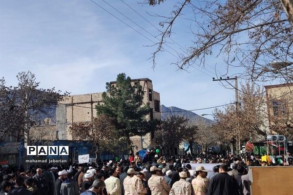 راهپیمایی 22 بهمن در شهرستان کلات