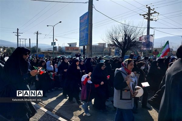 راهپیمایی 22 بهمن  در رودبار