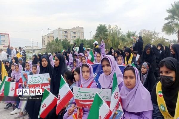 راهپیمایی ۲۲ بهمن  در عسلویه