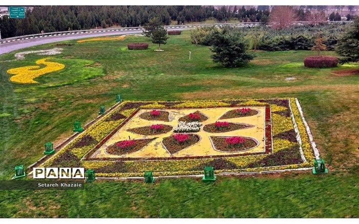 زیباسازی حوزه فضای سبز شهر مشهد در استقبال از بهار ۱۴۰۳