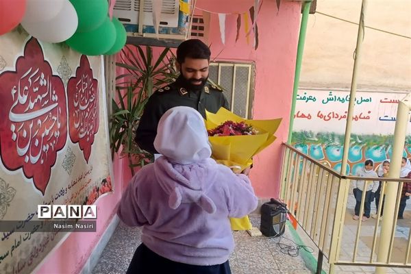 جشن میلاد امام‌حسین(ع) در دبستان سارا شهرستان ملارد
