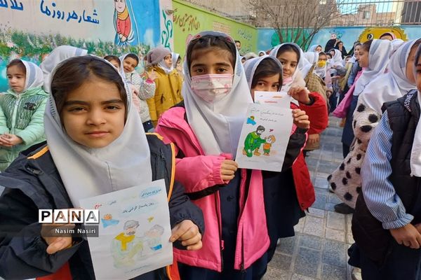 جشن میلاد امام‌حسین(ع) در دبستان سارا شهرستان ملارد