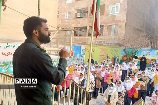 جشن میلاد امام‌حسین(ع) در دبستان سارا شهرستان ملارد