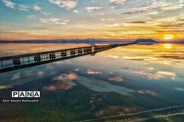 تغییرات دریاچه ارومیه در  ۴۰‌ روز /فیلم