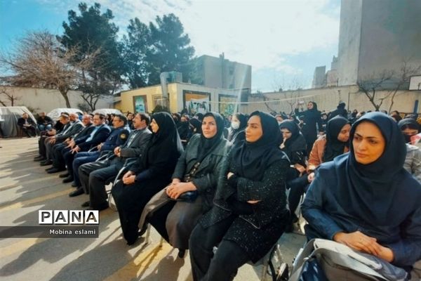 آئین جشن بزرگ اعیاد شعبانیه و روز جانباز در دبیرستان سمیه منطقه ۱۳