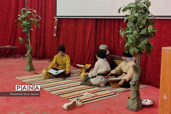 حضور پرشور دانش‌آموزان مدارس شهرستان بیضاء در سومین جشنواره ملی تئاتر درسی