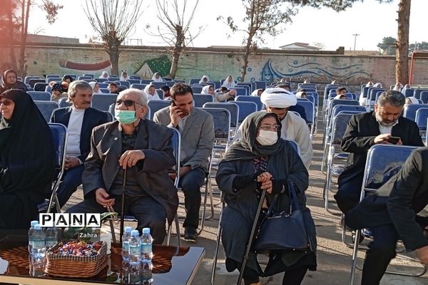 آیین خشت‌گذاری دبستان ۶ کلاسه  شهید سید رضی موسوی جوادآباد