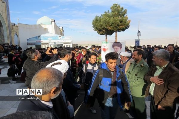 اعزام دومین کاروان راهیان نور پسران استان خراسان شمالی