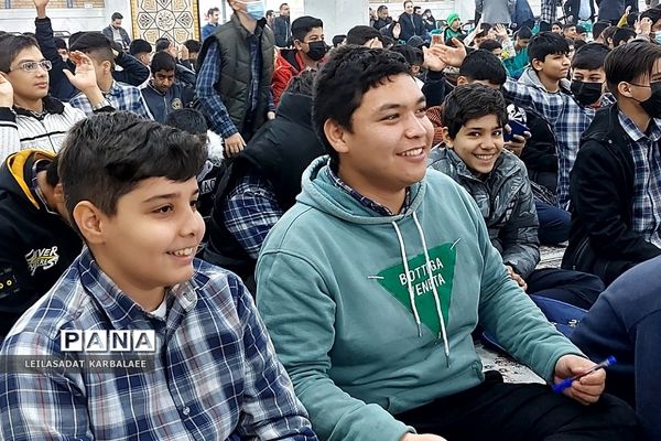 جشن تکلیف دانش‌آموزان پسر مدارس کهریزک و باقرشهر