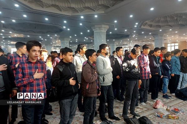 جشن تکلیف دانش‌آموزان پسر مدارس کهریزک و باقرشهر