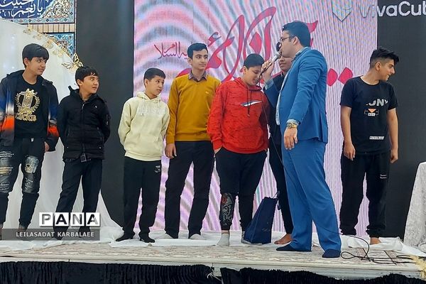 جشن تکلیف دانش‌آموزان پسر مدارس کهریزک و باقرشهر