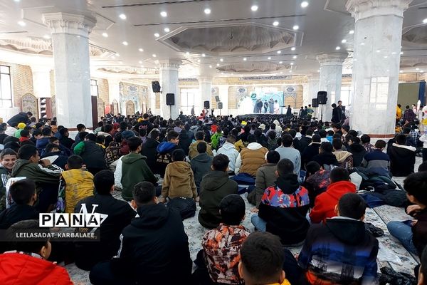 جشن تکلیف دانش‌آموزان پسر مدارس کهریزک و باقرشهر