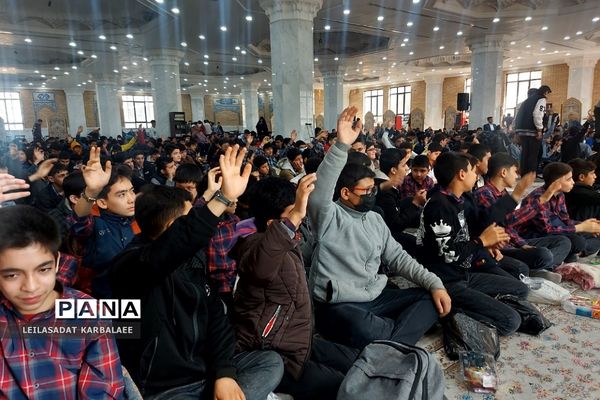 جشن تکلیف دانش‌آموزان پسر مدارس کهریزک و باقرشهر