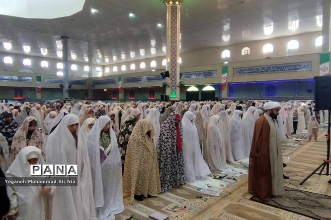 مراسم معنوی اعتکاف درشهرستان اسلامشهر