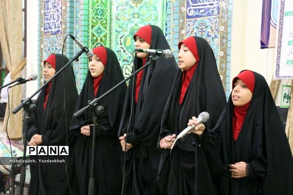 افتتاحیه مراسم معنوی اعتکاف در مسجد هجرت آموزش و پرورش ناحیه ۳ مشهد