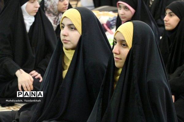 افتتاحیه مراسم معنوی اعتکاف در مسجد هجرت آموزش و پرورش ناحیه ۳ مشهد