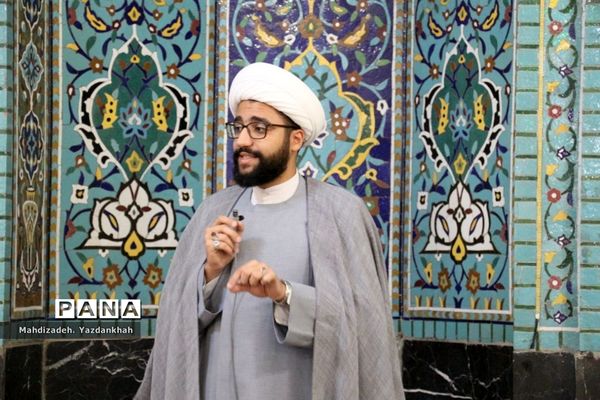 افتتاحیه مراسم معنوی اعتکاف در مسجد هجرت آموزش و پرورش ناحیه ۳ مشهد