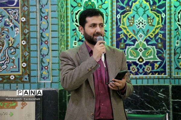 افتتاحیه مراسم معنوی اعتکاف در مسجد هجرت آموزش و پرورش ناحیه ۳ مشهد