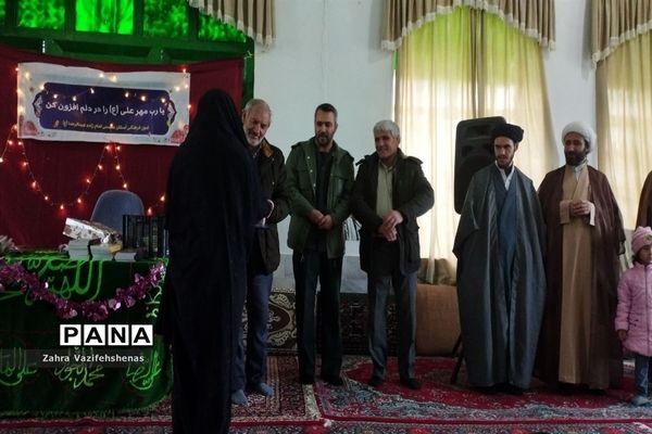 برگزاری جشن میلاد امام علی (ع) در امامزاده روستای توده شهرستان شیروان