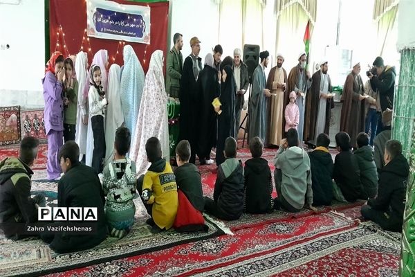 برگزاری جشن میلاد امام علی (ع) در امامزاده روستای توده شهرستان شیروان