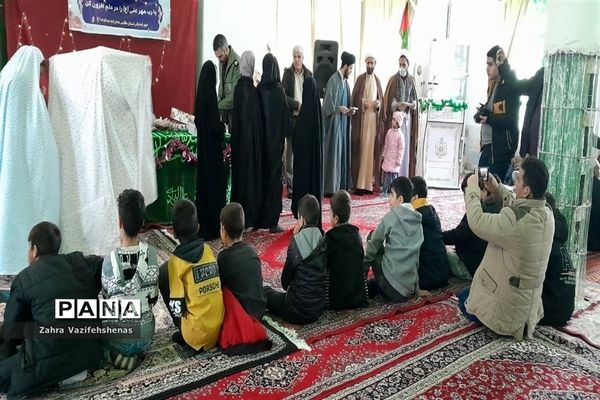 برگزاری جشن میلاد امام علی (ع) در امامزاده روستای توده شهرستان شیروان