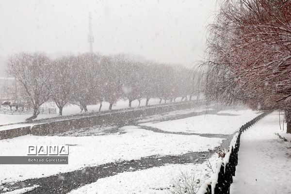 بارش برف در ارومیه