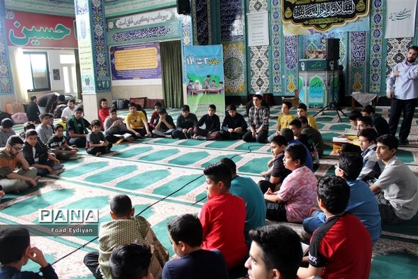 برگزاری مراسم معنوی اعتکاف در شهرستان گلبهار