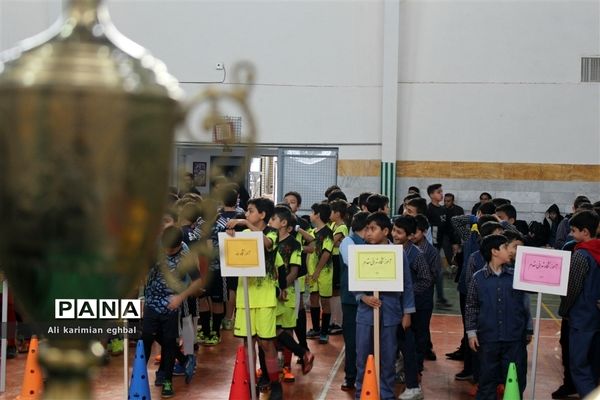 برگزاری افتتاحیه مسابقات فوتسال بین مدارس گلبهار