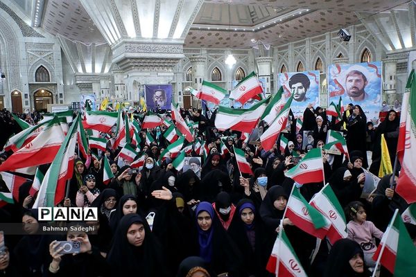 مراسم سالروز گرامیداشت  چهل‌وپنجمین دهه فجر انقلاب اسلامی
