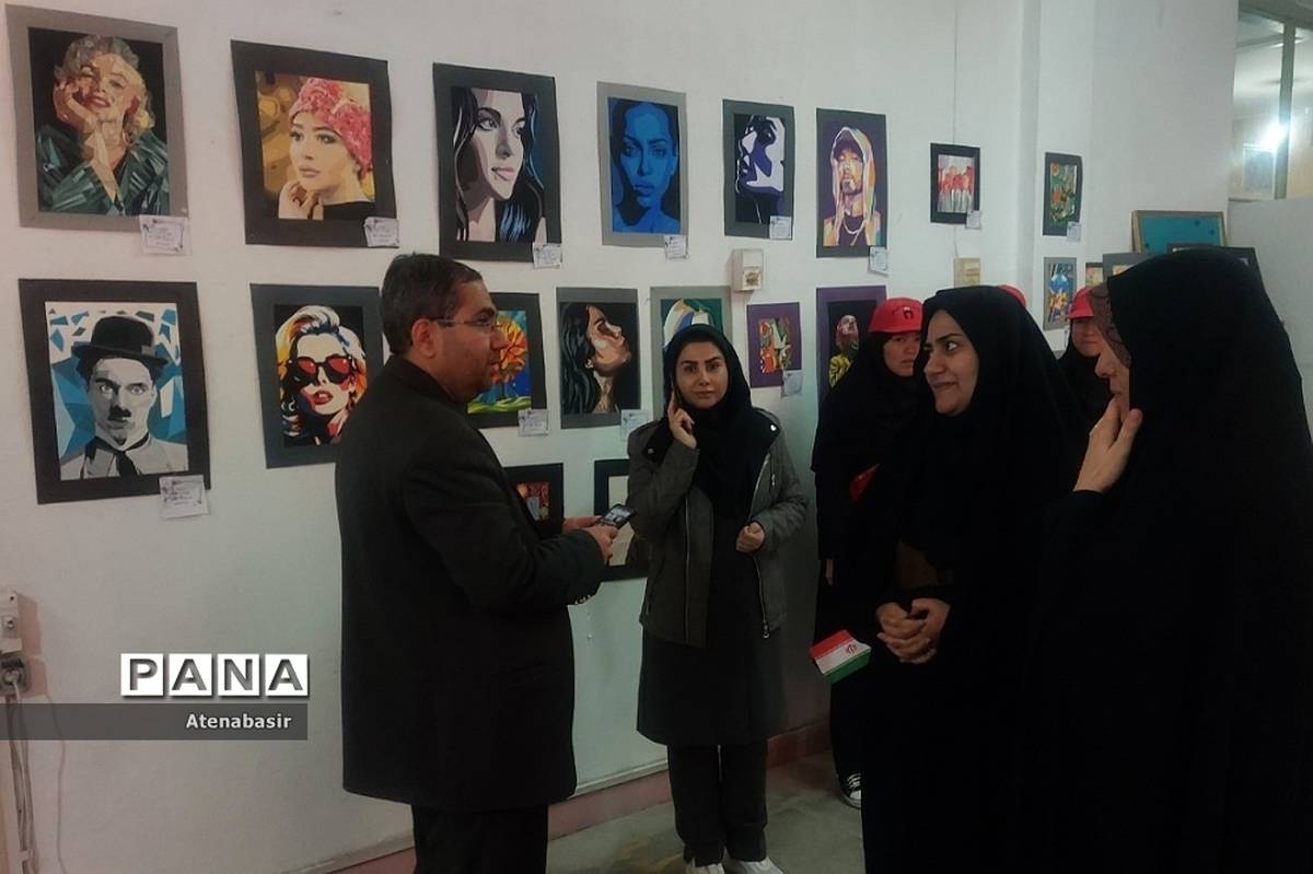 اختتامیه جشنواره فرهنگی هنری فردا در هنرستان سالور ناحیه دو شهرری