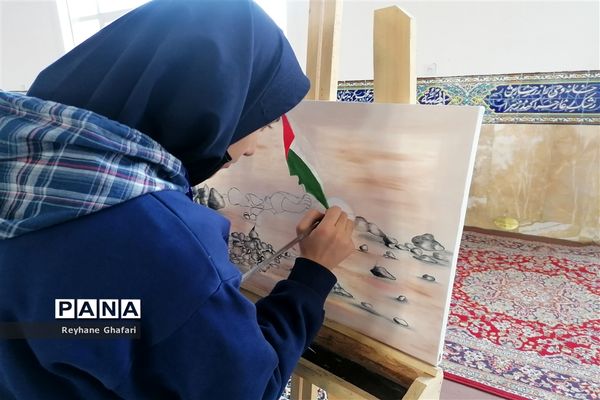 نخستین رویداد دانش‌آموزان هنرمند محور مقاومت در شهرستان کاشمر