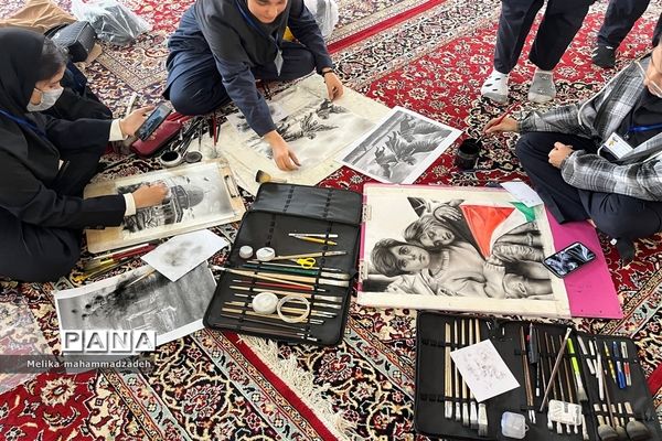 نخستین رویداد دانش‌آموزان هنرمند محور مقاومت در شهرستان کاشمر