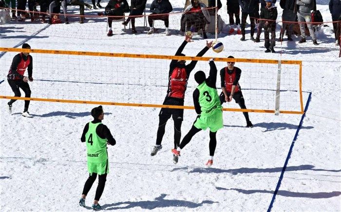 تور ملی والیبال برفی در دیزین برگزار می‌شود