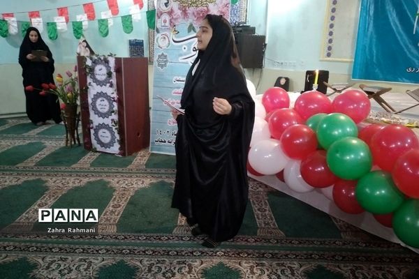 برگزاری مانور یاوران انقلاب در دبیرستان حجاب ناحیه یک شهرری