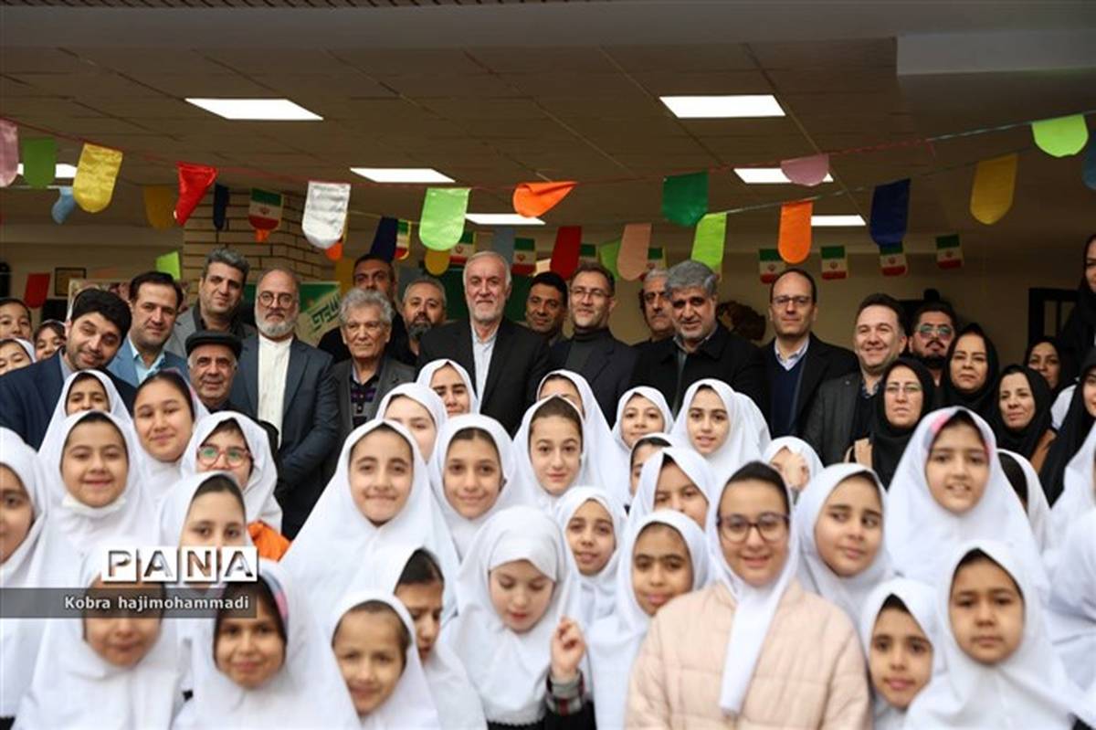 افتتاح مدرسه خیرساز گل نراقی در منطقه ۳