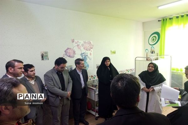افتتاح اتاق بهداشت درآموزشگاه شاهدان سازگار ناحیه ۶