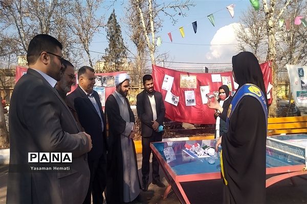 مراسم افتتاح مدرسه انقلاب و اختتامیه هفته فرهنگ وهنر نیشابور