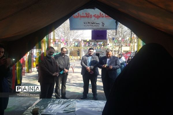 مراسم افتتاح مدرسه انقلاب و اختتامیه هفته فرهنگ وهنر نیشابور
