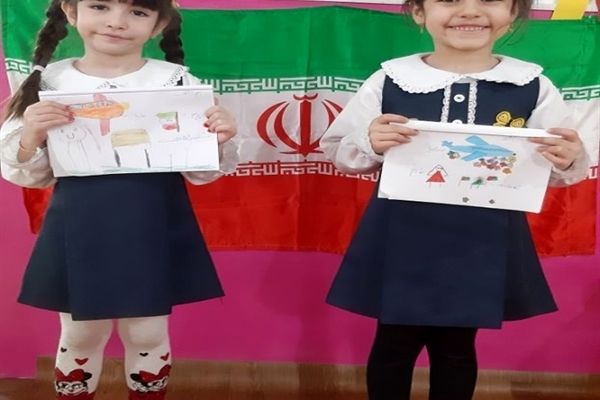 مراسم صبحانه انقلاب در مهد کودک گل‌های هستی شهرستان شیروان