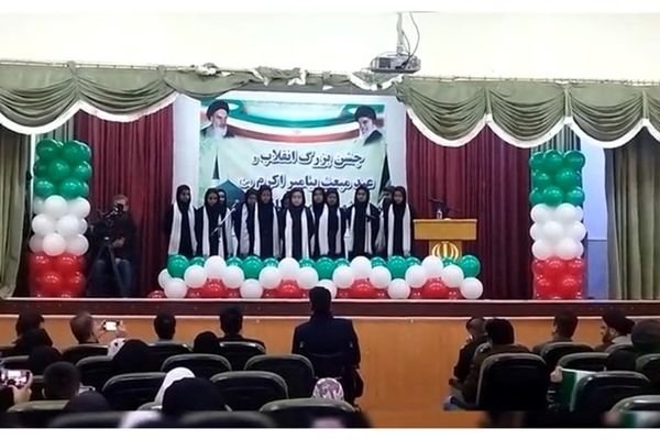 جشن بزرگ پیروزی انقلاب اسلامی در سلطانیه برگزار شد/ فیلم