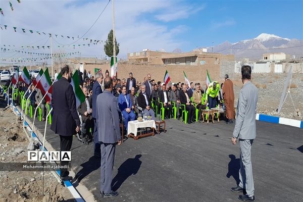 آیین افتتاح پروژه‌های عمرانی شهرداری ریوند به مناسبت دهه فجر