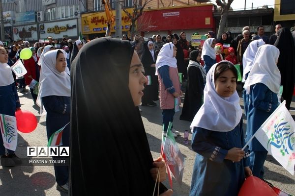 راهپیمایی گرامیداشت سالروز پیروزی انقلاب اسلامی در ناحیه یک بهارستان