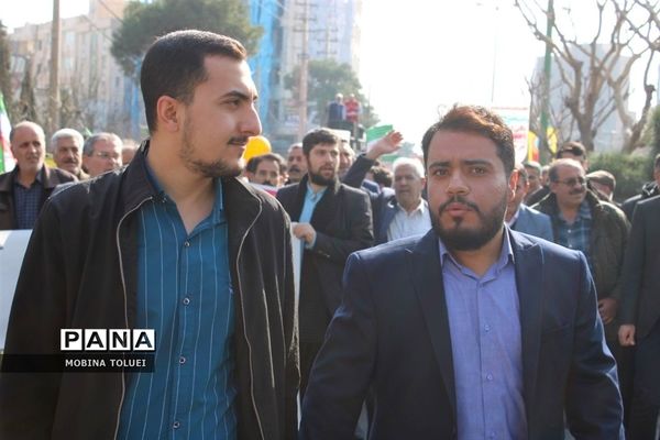 راهپیمایی گرامیداشت سالروز پیروزی انقلاب اسلامی در ناحیه یک بهارستان