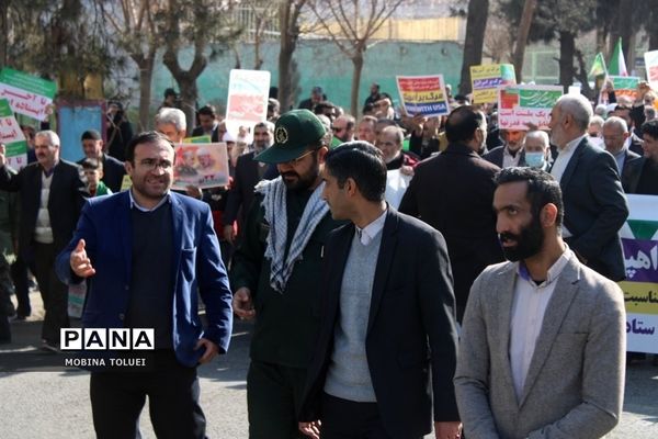 راهپیمایی گرامیداشت سالروز پیروزی انقلاب اسلامی در ناحیه یک بهارستان