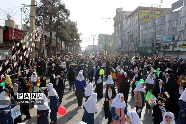 راهپیمایی گرامیداشت سالروز پیروزی انقلاب اسلامی در ناحیه یک بهارستان