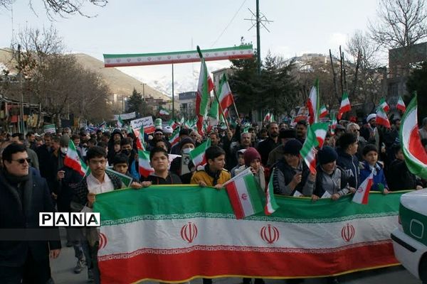 راهپیمایی ۲۲ بهمن در رودهن